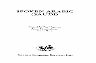 Spoken Arabic (Saudi)