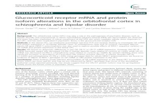 BMC - 2012 - Glucocorticoid Receptor mRNA and Protein in Schizophrenia