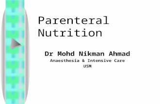 47.Parenteral Nutrition