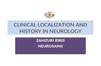 Clinical Localization and History in Neurology