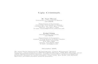 Ugly Criminals