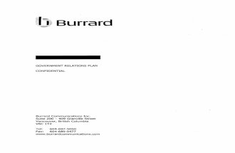Christy Clark Burrard Communications  Confidential Government Relations Plan (2008)