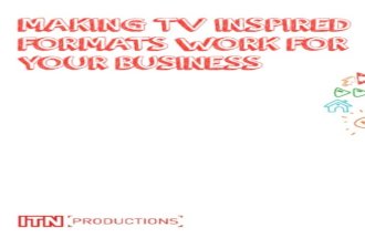 ITN Productions TV Formats for Business White Paper