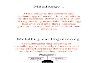 Metallurgy 1-Mr. Robinson