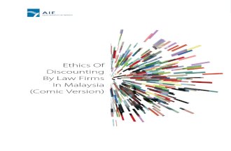Ethics of Discounting by Law Firms in Malaysia - Comic Version