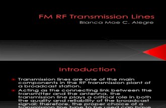 FM RF Transmission Lines