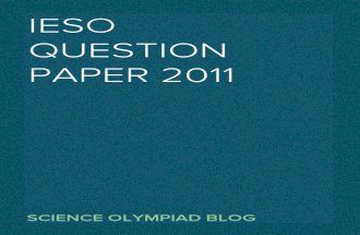 IESO Question Paper 2011