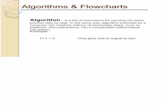 final topic (Algorithms & Flowcharts)