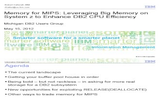 DB2 - Memory for Mips - MDUG 2013May15