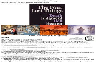 Four Last Things & Purgatory