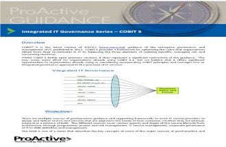 Integrated IT Governance Series - COBIT 5