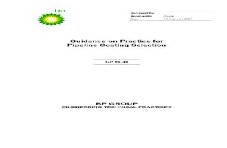 GP 06-40 - Pipeline Coating Selection