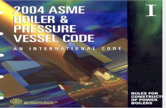 Asme - Boiler and Pressure Vessel Code - Section I - 2004