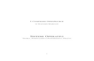 Compendium [G.Marciani] - Sistemi Operativi, Scheduling Della CPU