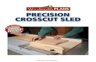 Woodsmith Precision Crosscut Sled