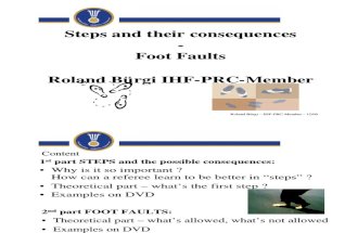 Lesson Steps FootFaults