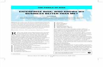 Risk Mgt - Journal on Enterprise Risk