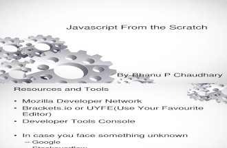 Javascript From the Scratch Part 1