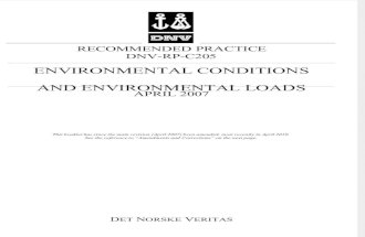 DNV-Rp-c205 Environmental Conditions and Loads