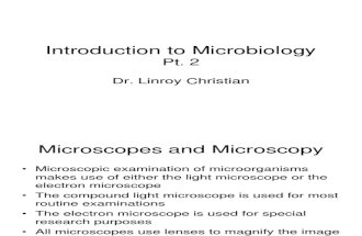 Lecture 2 - Introduction to Microbiology Pt 2