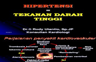 Hipertensi by. Dr. Rudy Utantio, Sp.jp