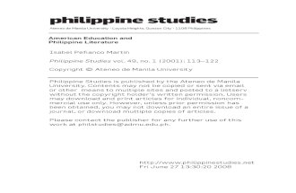 American Education and Philippine Literature