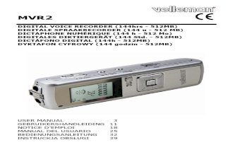 Dictaphone Digital MRV2