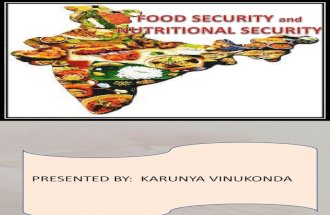 FOODSECURITY- NUTRITIONAL SECURITY