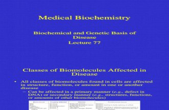 Biochemical Basis Ofdisease