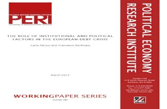 The Role of Institutional and Political Factors in European Debt Crisis