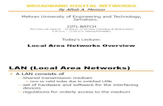 1. Local Area Networks