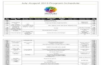 Lifestyle Network Program Schedule (July 2013).docx
