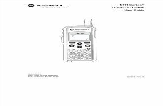 Motorola DTR650 User Guide