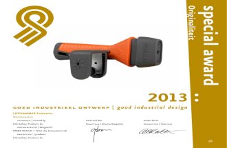Certificaten Erkenningen Goed Industrieel Ontwerp 2013