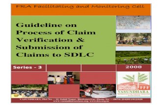 Guideline on Process of Claim Verification