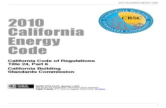 2010 California Energy Code