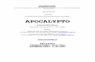 Apocalypto Press Book English