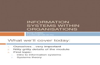 Chapter 1-Information Systems