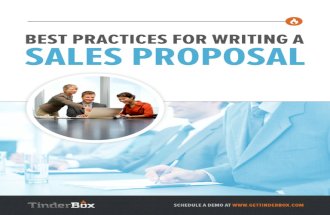 Best Practices for Writing a Sales Proposal