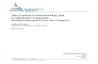 Unified Command Plan, CRS