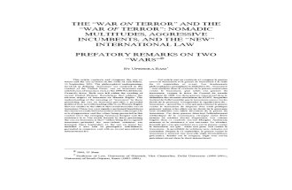 the War on Terror- Baxi