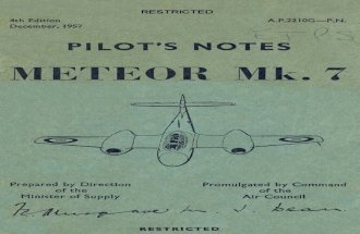 Gloster Meteor MK 7