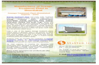 Manufacturer of Sewage Treatment Plant in Ahmedabad