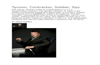 Tycoo, Soldier and Spy