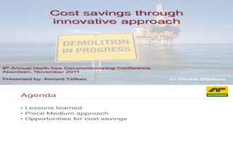 Amund-Toftum-Cost Savings Through Innovative Approach