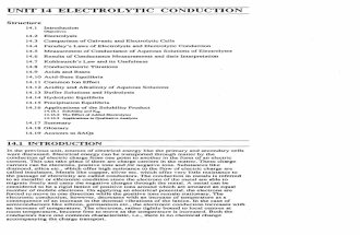 Electrolytic Conduction
