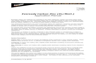carbonzinc application manual