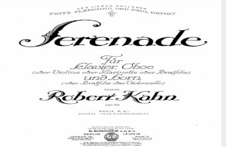 Khan Robert Serenade Piano Oboe Horn or Violin or Viola or Cello Op73
