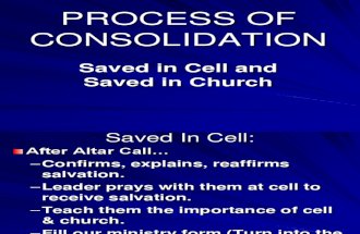Session 9 Saved in Cell or Church