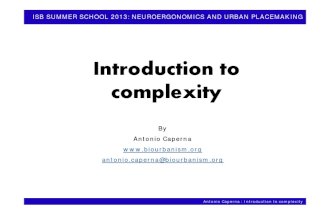 Introduction to Complexity Science, by Antonio Caperna, PhD